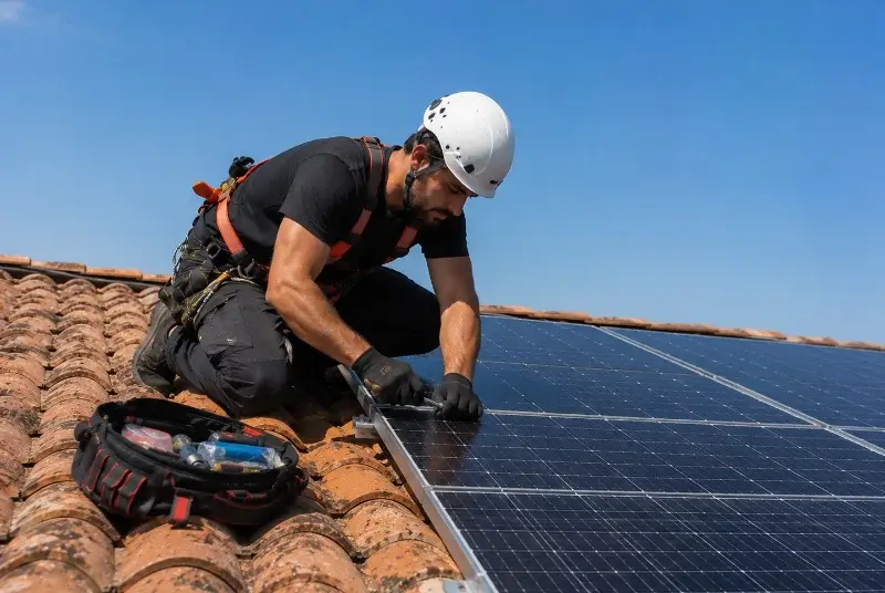 Maintenance et monitoring de panneaux solaires à Douchy-les-Mines